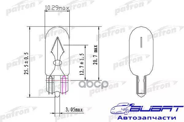 Лампа накаливания (10шт в упаковке) WY5W 12V 5W W2.1X9.5d Amber Original Stream (оригинальные параметры) Сделано в Корее