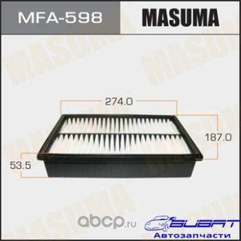 Воздушный фильтр A-475 MASUMA (1/40)