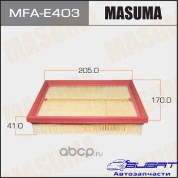 Воздушный фильтр A0181 MASUMA LHD PEUGEOT/ 206/ V1100, V1600 98- (1/40)