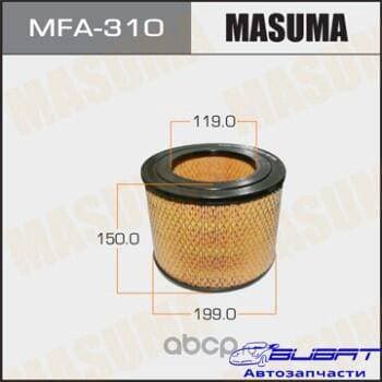 Воздушный фильтр A-187 MASUMA (1/18)