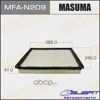 Воздушный фильтр A2508 MASUMA NISSAN/ PATHFINDER 05- (1/20)