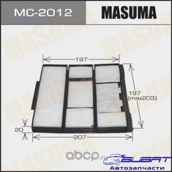 Салонный фильтр MASUMA (1/40)