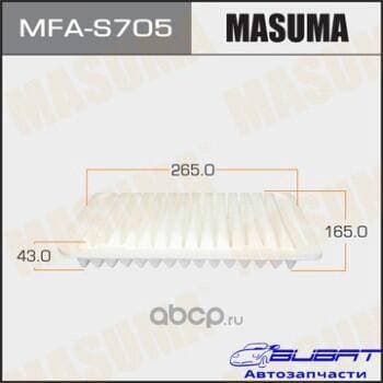 Воздушный фильтр A-978 MASUMA SUZUKI/ SWIFT, SPLASH, WAGON R (1/40)