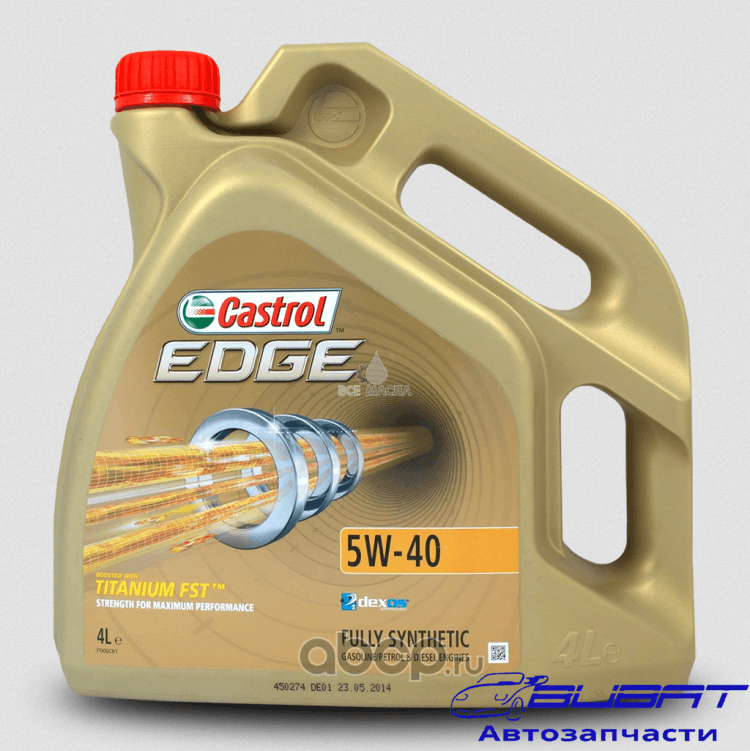 Масло моторное 5W-40 EDGE A3/B4, 4 л