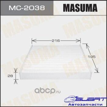 Салонный фильтр MASUMA (1/40)