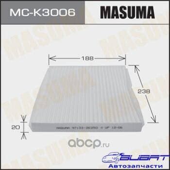 Салонный фильтр AC9407C MASUMA HYUNDAI TUCSON / V2000, V2700 04- (1/40)
