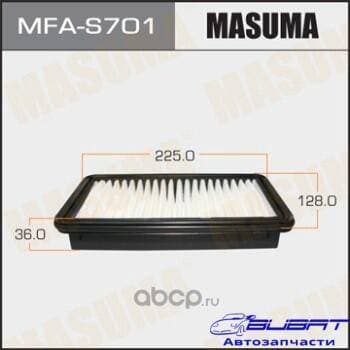 Воздушный фильтр A-980 MASUMA SUZUKI/ SX4/ YA11S, YB11S, YC11S 06- (1/40)