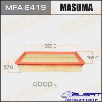 Воздушный фильтр A0054 MASUMA LHD PEUGEOT/ 406/ V1800, V2200 95-04 (1/20)