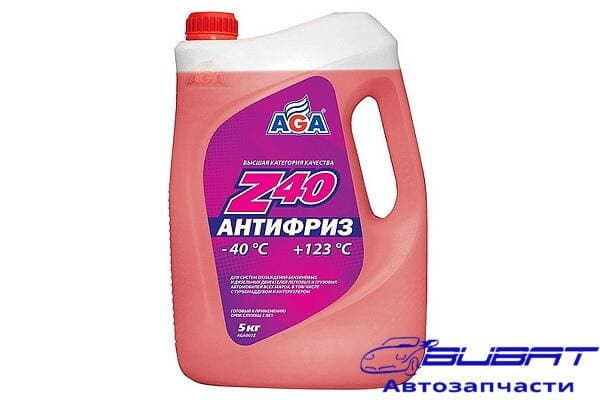 Антифриз AGA красный Z40 5л,