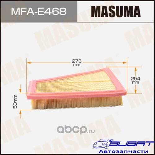 Воздушный фильтр A0491 MASUMA LHD BMW 5-SERIES (F10), X1 (E84) (1/20)
