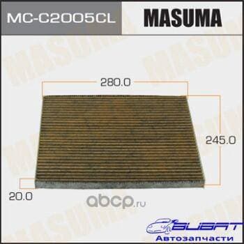 Салонный фильтр AC0208 MASUMA угольный (1/20)