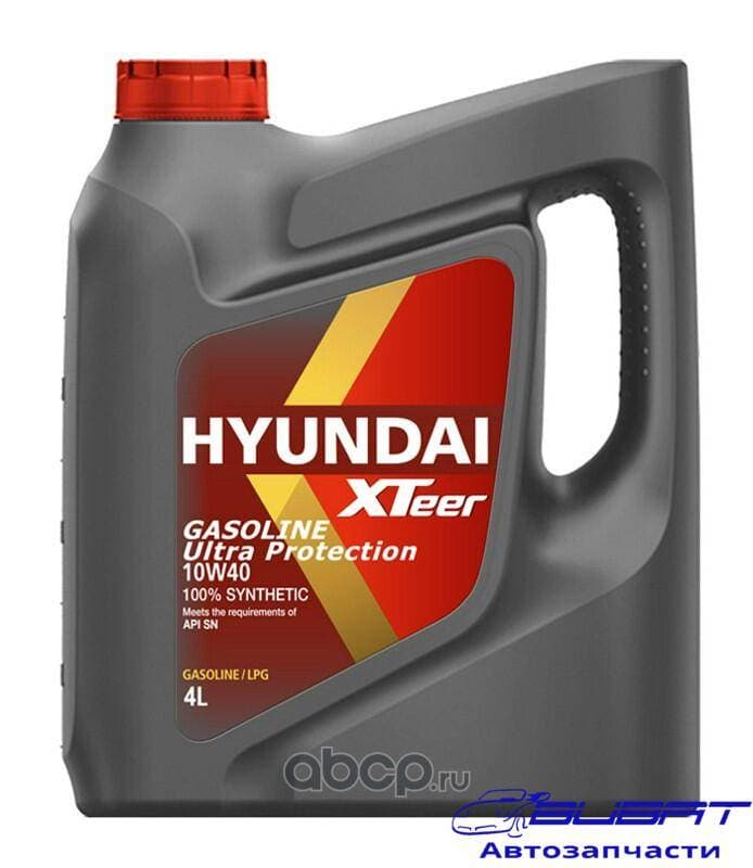 Масло моторное синт. (пластик/Корея) (4L) HYUNDAI XTEER (G800) GASOLINE ULTRA PROTECTION 10W40 SP