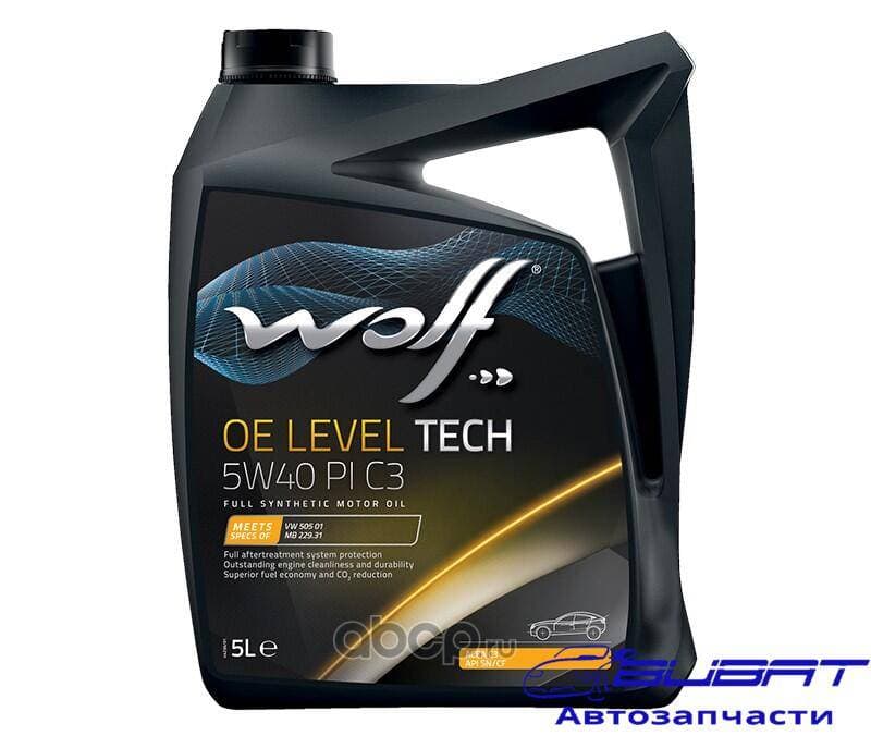 WOLF OE LEVEL TECH 5W40 PI C3 5L