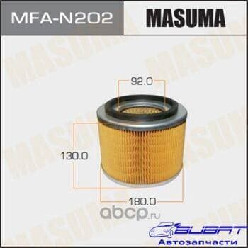 Воздушный фильтр A2502 MASUMA NISSAN/ SAFARI/ Y61 97 (1/20)