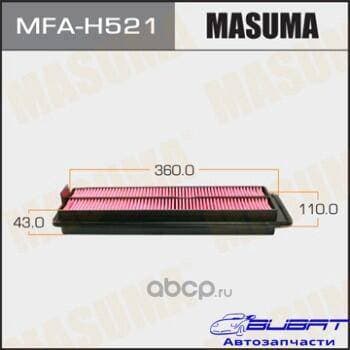 Воздушный фильтр A8505 MASUMA HONDA/ ACCORD/ ACCORD TOURER 04- (1/20)