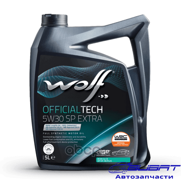 WOLF OFFICIALTECH 5W30 C3 SP EXTRA 5L