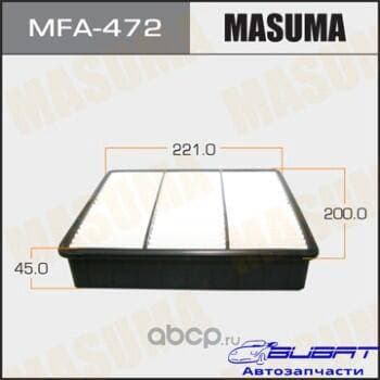 Воздушный фильтр A-349 MASUMA (1/40)