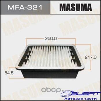 Воздушный фильтр A-198 MASUMA (1/40)