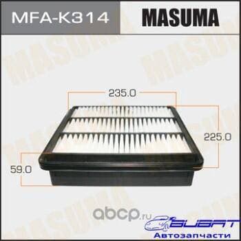 Воздушный фильтр A0499 MASUMA LHD HYUNDAI/ SONATA NF (-SEP 2006) (2004-)/ V3300 05- (1/40)
