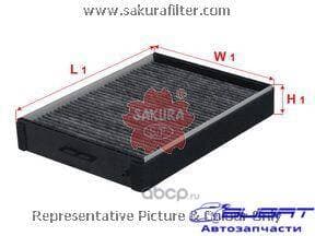 Фильтр салон. Sakura CAC2802