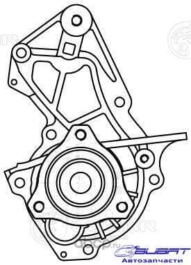 Насос водяной для а/м Ford Focus III (11-)/Kuga (13-) 1.5T (LWP 1053) 1