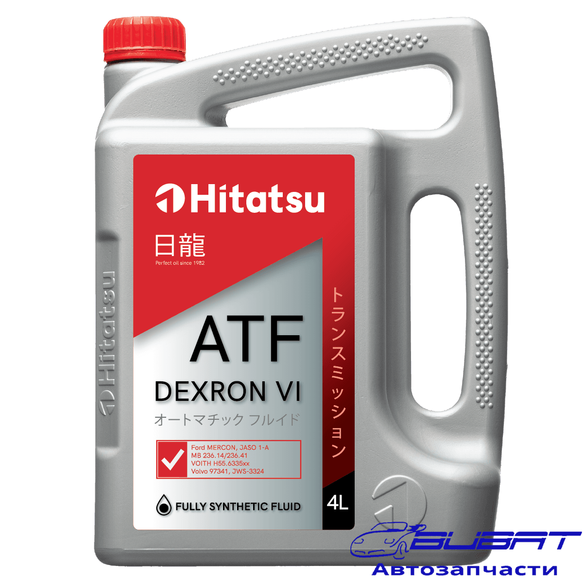 Жидкость АКПП/ГУР синт. ATF DEXRON VI 4л MERCON LV 236.14/236.15/236.41 ZF8 Volvo 97341 JWS3324