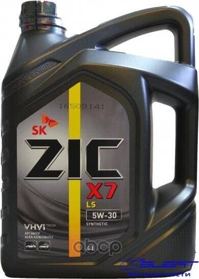 Масло моторное ZIC X7 LS синтетика 5W-30 4 л.