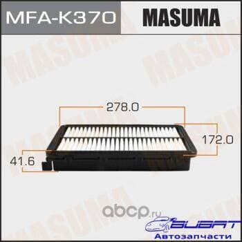 Воздушный фильтр A0647 MASUMA LHD SPORTAGE, TUCSON DIESEL 15- (1/40)