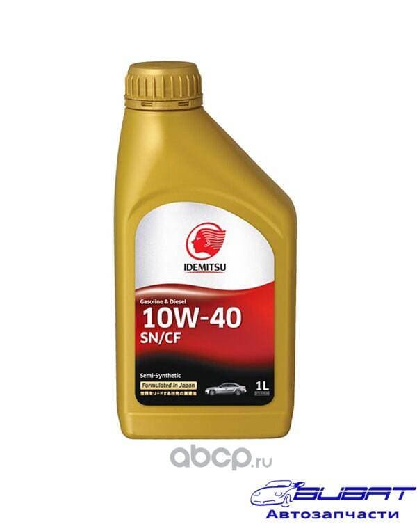 Масло моторное 10W-40 IDEMITSU SN/CF SEMI-SYNTHETIC (1л х 24)