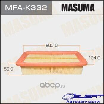 Воздушный фильтр A9608PU MASUMA LHD KIA/ RIO/ V1400, V1600 06- (1/40)