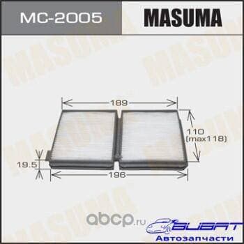 Салонный фильтр AC-1882 MASUMA (1/40)