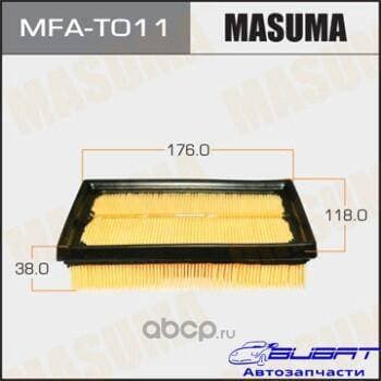 Воздушный фильтр A-1031 MASUMA TOYOTA/ YARIS/ NHP130L 2012- (1/40)