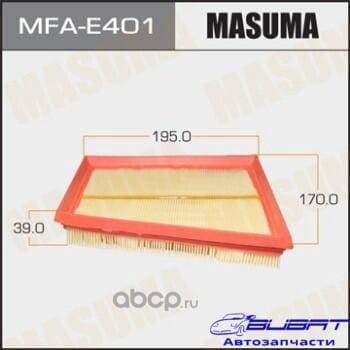 Воздушный фильтр A0449 MASUMA LHD FORD/ FIESTA/ V1600 04- (1/40)