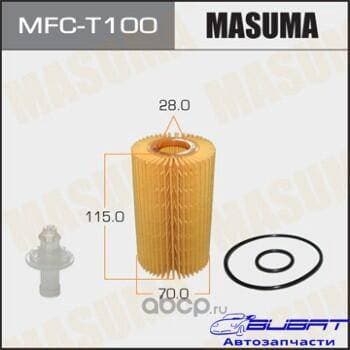 Масляный фильтр O-121, OE0071 MASUMA вставка