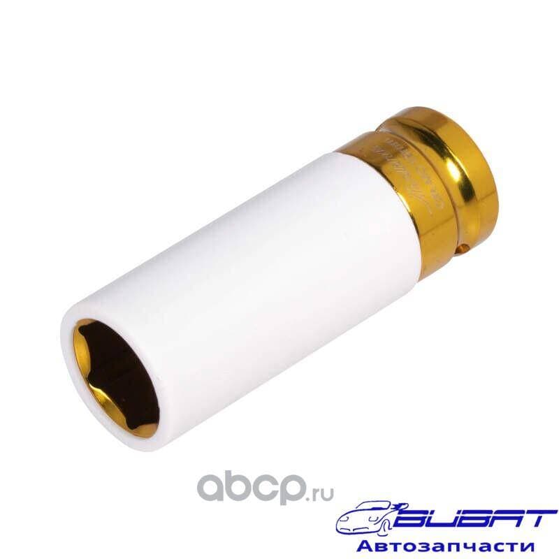 Головка ударная тонкостенная для колёсных дисков 1/2"DR 19мм шестигранная удлинённая (AT-IS12-39)