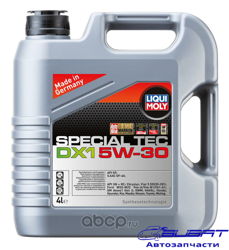 Синт. мот.масло Special Tec DX1 5W-30 SP GF-6A (4л)