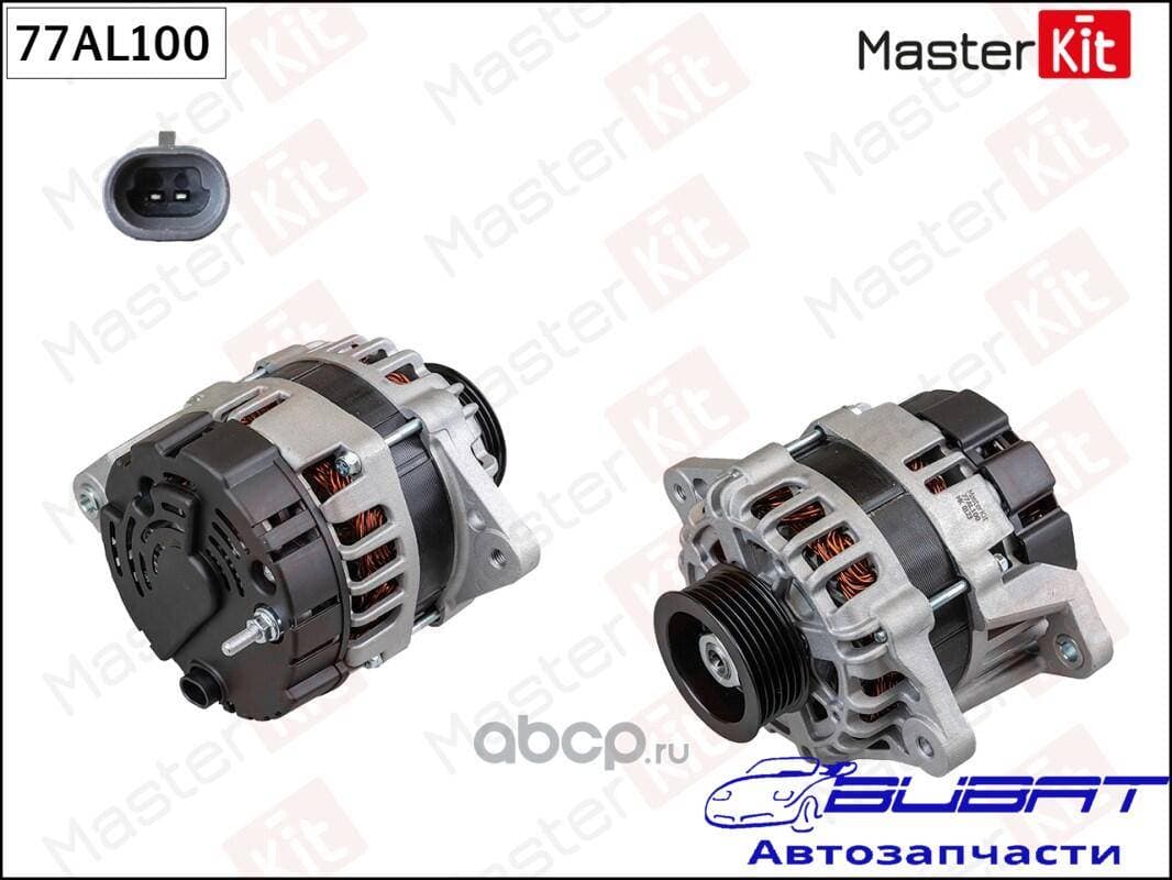 77AL100 Генератор Chevrolet AVEO/KALOS (T250, T255)/Daewoo MATIZ (M100, M150) 1998 - (14V 80A) 1