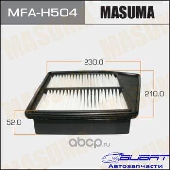Воздушный фильтр A8514 MASUMA HONDA/ ACCORD/ V2000 09- (1/40)