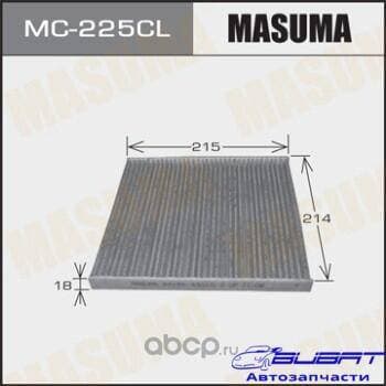 Салонный фильтр AC-102 MASUMA угольный (1/40)