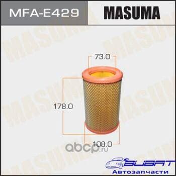 Воздушный фильтр A0109 MASUMA LHD RENAULT/ KANGOO I/ V1200 97-07 (1/20)