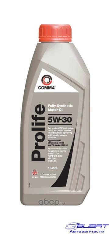 Масло моторное 5W-30 PROLIFE (1L) VW 504 00/ 507 00, MB 229.51, BMW LL-04,PORSCHE C30,ACEA C5