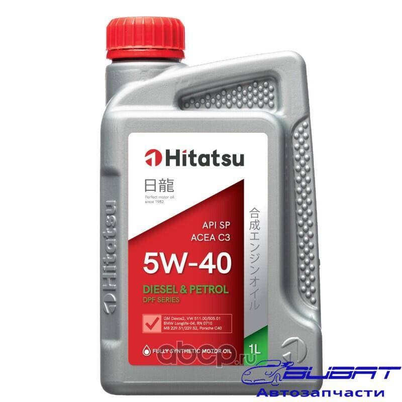 Масло моторное синт. 5W-40 1л API SP ACEA C3 229.51/229.52 LL04 511.00/505.01 RN 700/710 Dexos2 Porsche C40