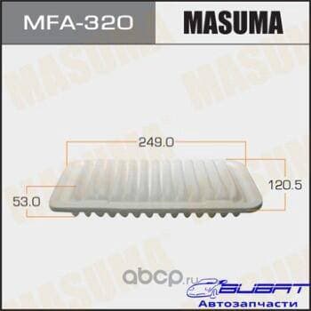 Воздушный фильтр A-197 MASUMA (1/40)