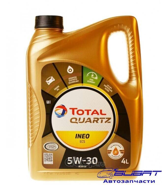 Масло мотор. TOTAL QUARTZ INEO ECS 5W-30 4L