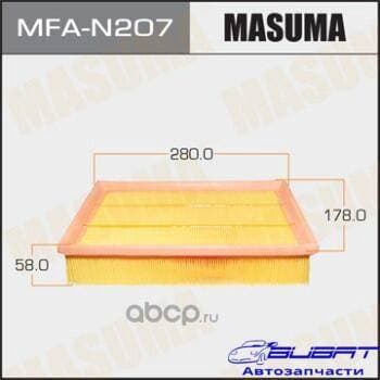 Воздушный фильтр A2512 MASUMA NISSAN/ PATHFINDER, NAVARA 05- (1/20)