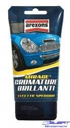 8252 AREXONS Mirage Cromature Brillanti. Очиститель хрома и металлических деталей. 150 мл., шт