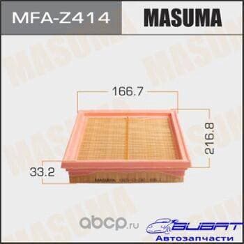 Воздушный фильтр A4501 MASUMA MAZDA/ MAZDA2 03- (1/40)