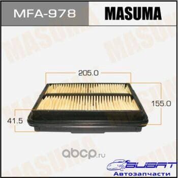 Воздушный фильтр A-855V MASUMA (1/40)