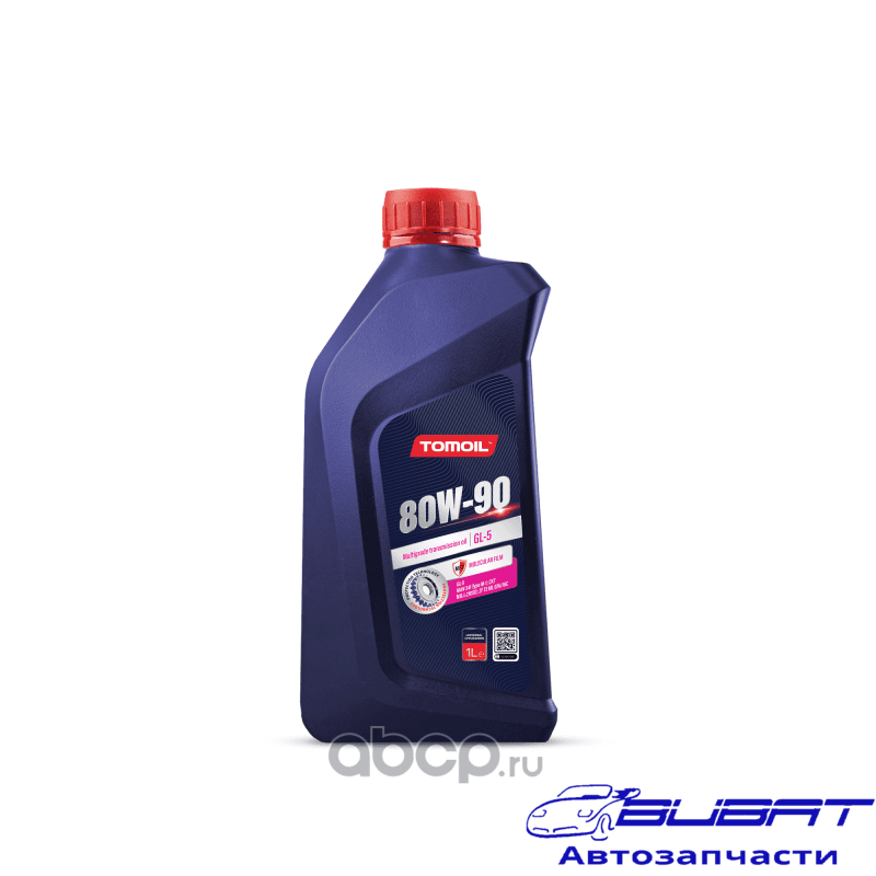 Масло трансмиссионное 80W-90 GL-5, 1L,