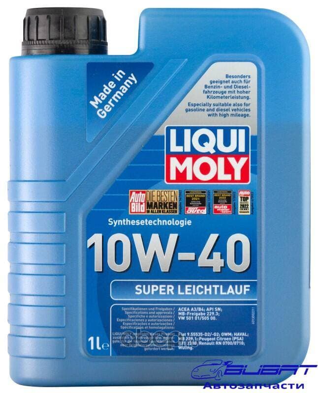 Синт. мот.масло Super Leichtlauf 10W-40 SN A3/B4 (1л)
